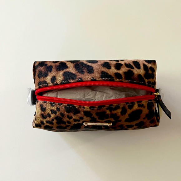 Stella & Dot Leopard Print Pouf - Picture 3 of 4